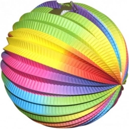 Lampione Sfera Arcobaleno 25 cm