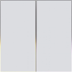 Zigbee pametno stikalo za luči na dotik AVATTO Dual TUYA, belo