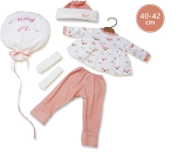Outfit for NEW BORN doll 40–42 cm, 4-piece set with cuddle blankie