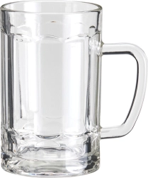 Skleněný pivní korbel 330 ml