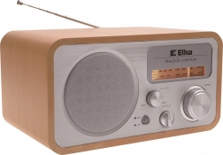 Radio MEWA en bois clair