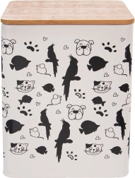 Contenitore in metallo per mangime 3 l