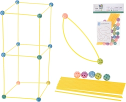 Costruzioni Creative – Tubetti per la creazione di tende e strutture, 75 pezzi