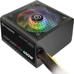 Thermaltake Litepower II Black 750 W – ATX napájecí zdroj s aktivním PFC a tichým 120mm ventilátorem