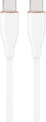 Biely USB-C na USB-C kábel 1.5M