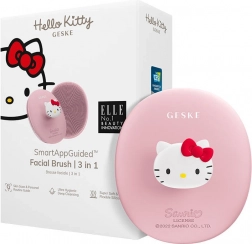 Krtača za čiščenje obraza 3v1 z ročajem Geske z aplikacijo Hello Kitty roza