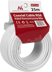 Coaxial satellite cable RG6 25 m 1.0 CCS MACLEAN
