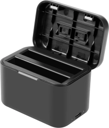 Charging Case for Batteries and Memory Cards for Insta360 X4 - Black