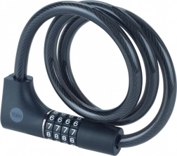 Bicycle lock with combination code and key