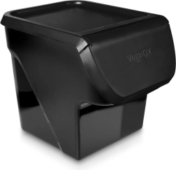 Scatola nera per frutta e verdura con coperchio 13 l