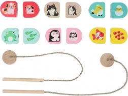 Cubika Le nostre mamme – set infilabile in legno per bambini