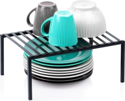 Mensola da cucina in metallo nera 33 × 21 × 14 cm