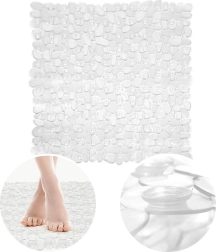 Průhledná protiskluzová sprchová podložka 52 × 52 cm ORION