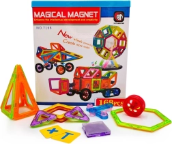 Magnetic Building Set Magical Magnet 168 Pieces