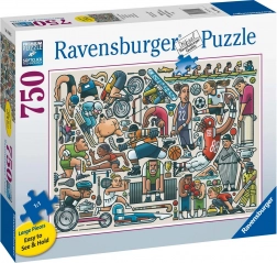 Puzzle Ravensburger Forma atletica 750 pezzi
