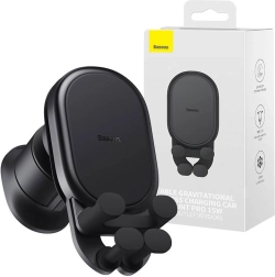 Supporto di Ricarica Wireless Gravitazionale Stabile Baseus per Auto Pro 15W