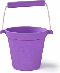 Silicone Beach Bucket BIGJIGS TOYS – Purple