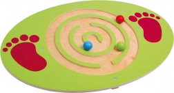 Wooden Balance Board with Maze