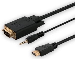 Adattatore HDMI a VGA con audio, 1,8 m