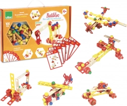 Vilac wooden construction set Batibloc 106 pieces