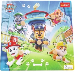 Mini puzzle in legno PAW PATROL – 5 pezzi