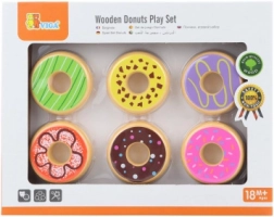 Wooden Donuts VIGA – set of 6 pcs