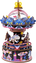 Giostra Allegra portagioie 3D in legno da assemblare