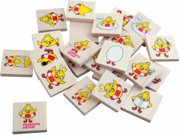 Memory in legno Kuře – allenamento di memoria e prontezza