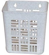 Hanging plastic basket small 12 × 10 × 13 cm – mix of colors