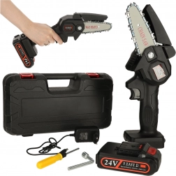 Akkumulátoros mini láncfűrész hordtáskában