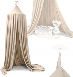 Hanging canopy for crib – Beige