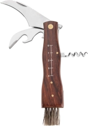 Nůž na houby z nerezové oceli s dřevěnou rukojetí