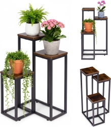 Stojalo za rože s 3 policami loft ModernHome