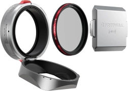 Osłona przeciwsłoneczna Freewell do FUJI X100 z wbudowanym filtrem CPL i Black Mist (srebrna)