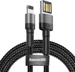 Baseus Cafule obojestranski kabel USB–Lightning 2 m (sivo‑črn)