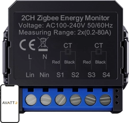 Intelligent bidirectional Avatto Zigbee electricity meter for photovoltaics