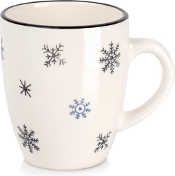 Mug en céramique avec flocons de neige 350 ml