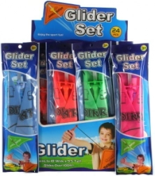 Launcher hang glider for kids