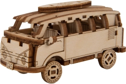 Puzzle 3D in legno WOODEN CITY Superfast minibus retrò