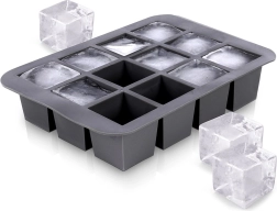 Silicone ice cube tray 19.5 × 14 × 4 cm