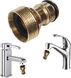 Medeninasti adapter za pipo G3/4 za vrtno cev