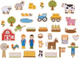 Bigjigs Toys calamite in legno Fattoria