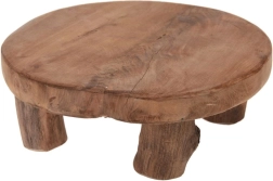 Lesena servirna deska na nogicah 20 cm