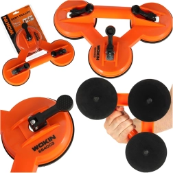 Trojitá vakuová přísavka na sklo a dlaždice 75 kg WOKIN