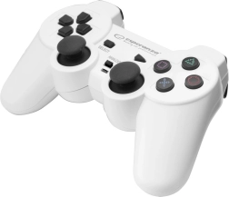Gamepad pro PC e PlayStation 3 con vibrazioni Esperanza Trooper (USB, bianco/nero)