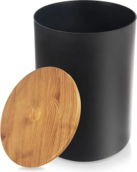 Schwarzer Badezimmer-Mülleimer 7 l