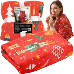 Christmas flannel blanket RUHHY 150 × 200 cm