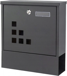 Mailbox with Newspaper Holder