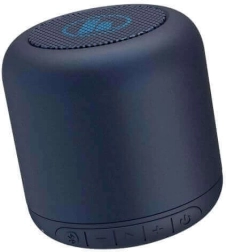 Altoparlante Bluetooth portatile Drum blu