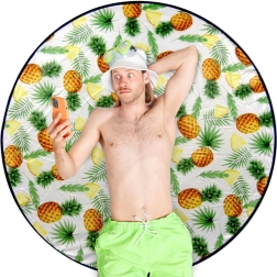 Ronde strand- en picknickmat 138 cm PROBEACH